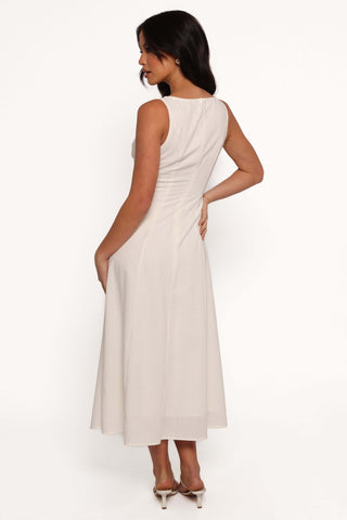 Barbara Midi Button Down Dress - White - XL - Image 32