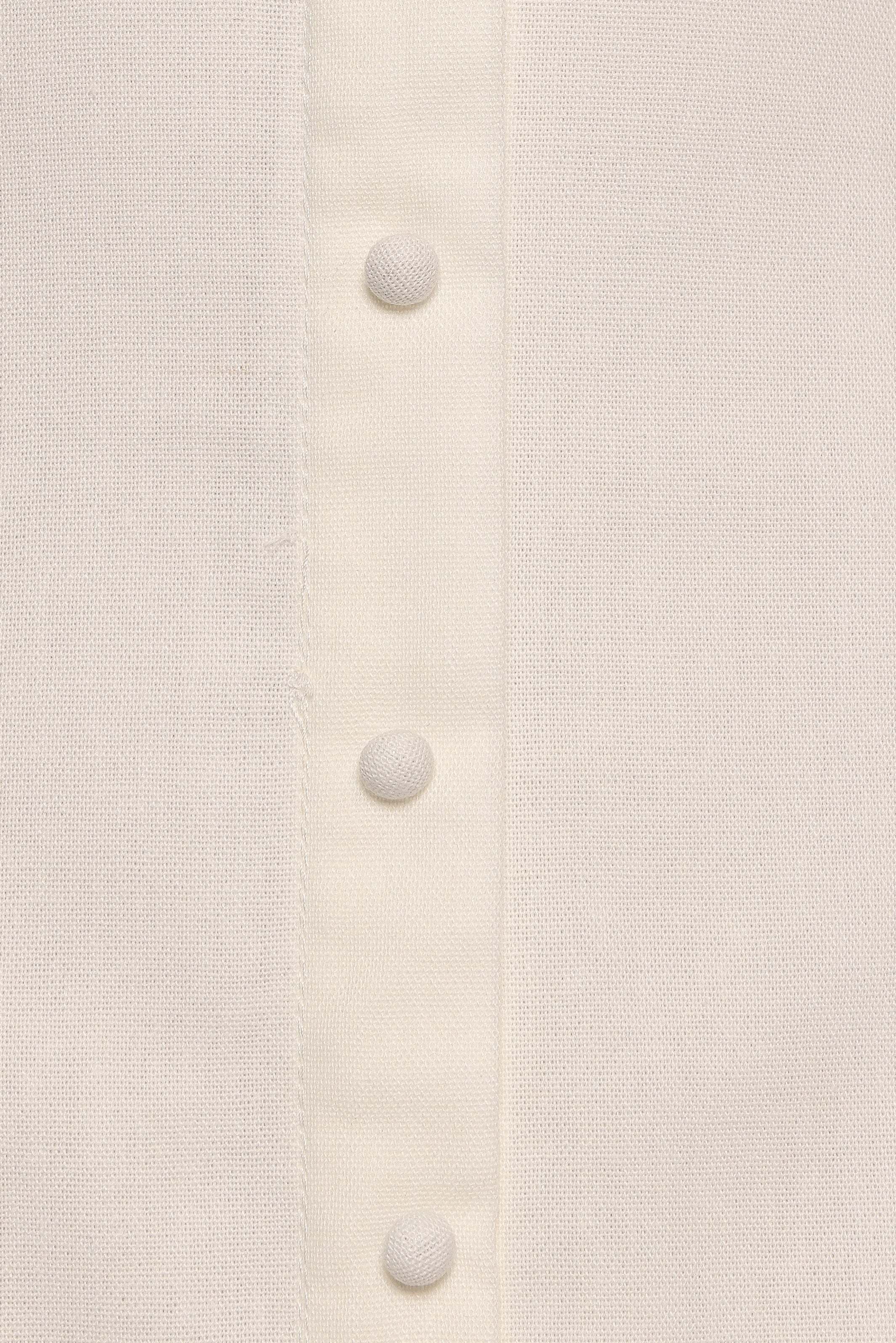 Barbara Midi Button Down Dress - White - XL - Image 35