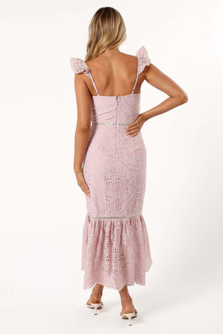 Novella Midi Dress - Pink - XL - Image 37